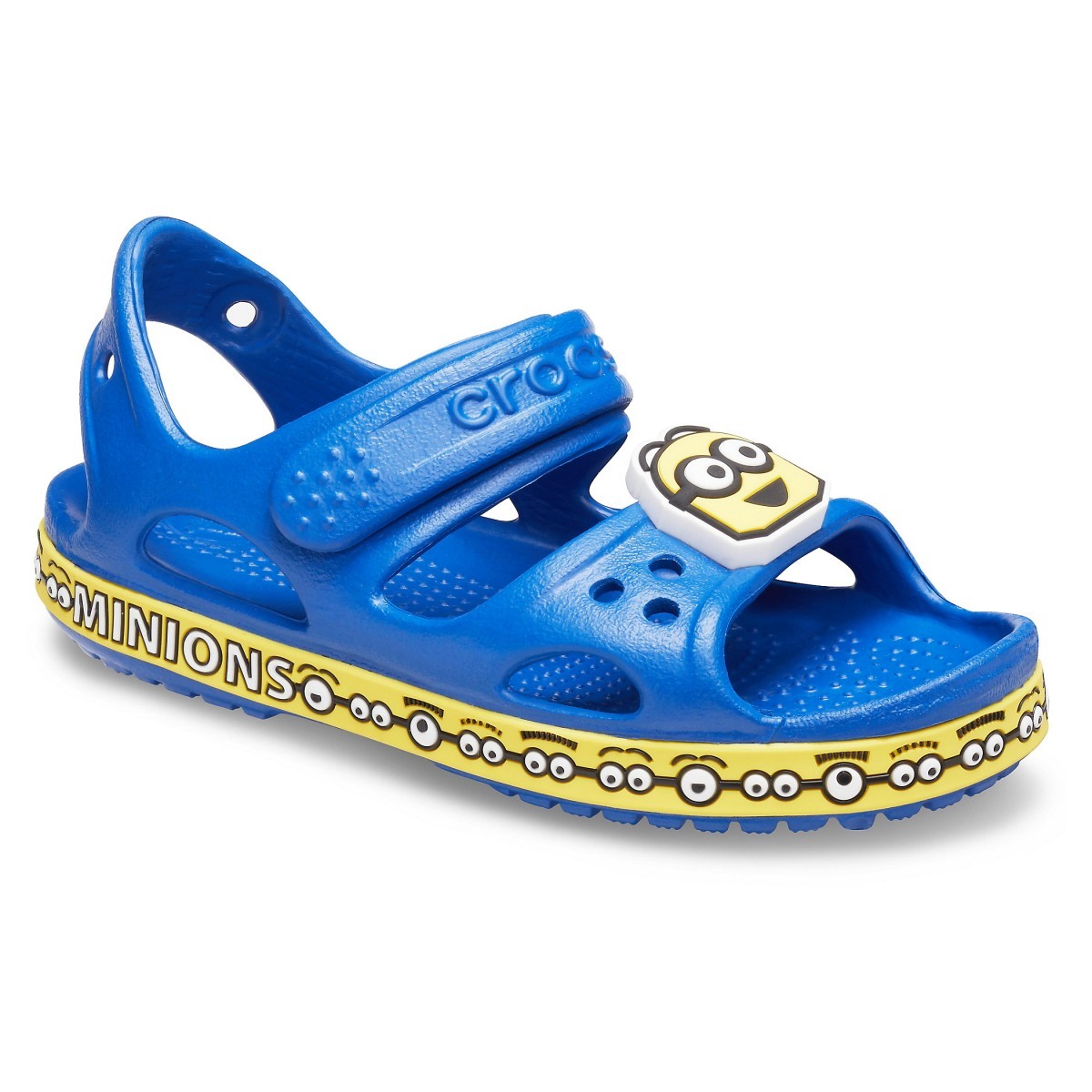 Sandale Crocs Fun Lab Crocband II Minions Sandal Albastru - Blue Jean - imagine 5